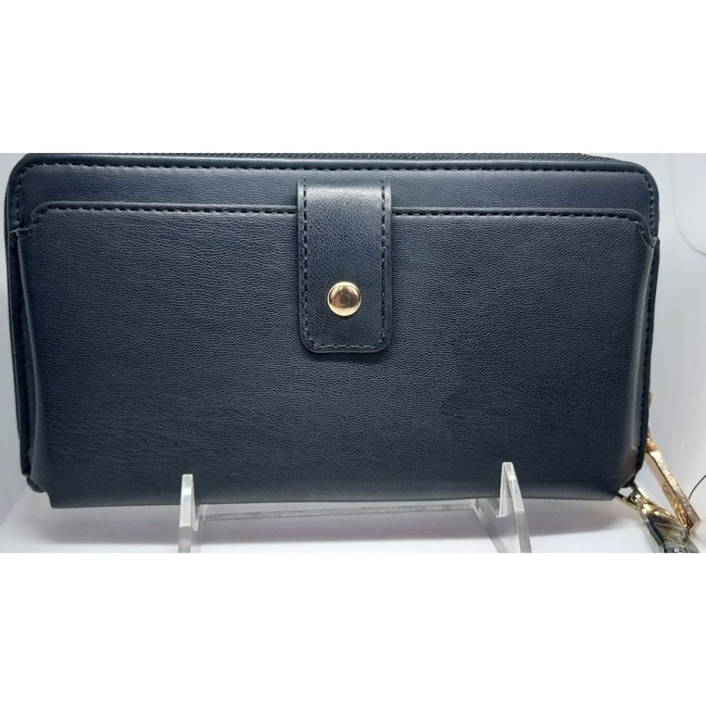 Badgley Mischka Black Quilted Wristlet Wallet NWT - Picture 5 of 8